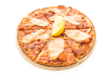 Pizza smoked salmon