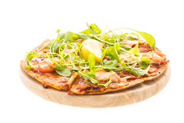 Pizza smoked salmon
