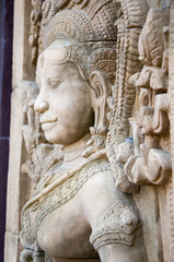 Khmer sandstone sculpture
