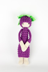 Crochet soft toy in the form of a blackberry
