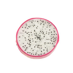 Pitaya or Dragon Fruit isolated against white background..