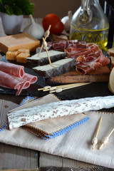 VARIOUS TYPES OF SPANISH SAUSAGES