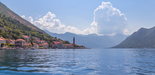 Kotor bay seascape, Montenegro