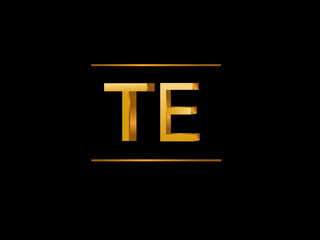 TE Initial Logo for your startup venture