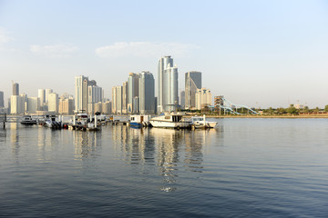 Sharjah Skyline from Creek View