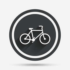 Bicycle sign icon. Eco delivery.