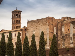 Obraz premium Italia,Lazio,Roma,Basilica di Massenzio