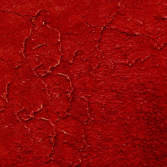 red abstract background stucco texture. vintage wall