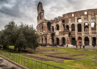 Naklejka premium Italia,Lazio,Roma,il Colosseo.