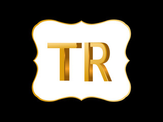 TR Initial Logo for your startup venture