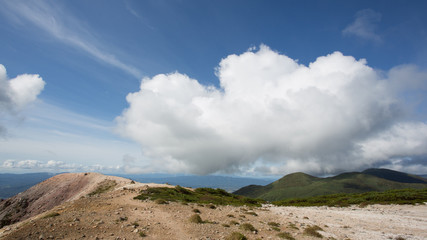 Foggy mountain, Mt. Yotei