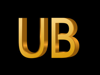 UB Initial Logo for your startup venture