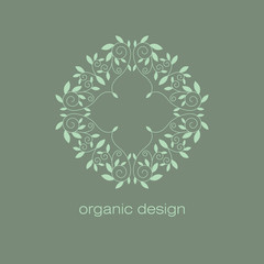 Vector organic element.