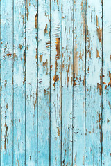 Fototapeta na wymiar Old blue wood plank background for use as background.