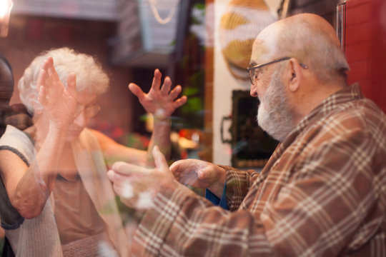 Old Couple Having An Argument