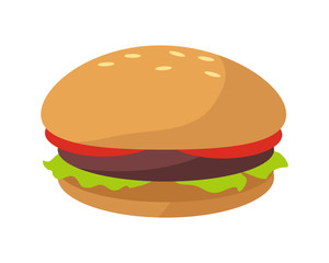 Hamburger Icon in Flat