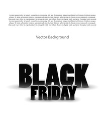 Black friday sale background on white