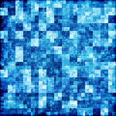 Blue checkered abstract background