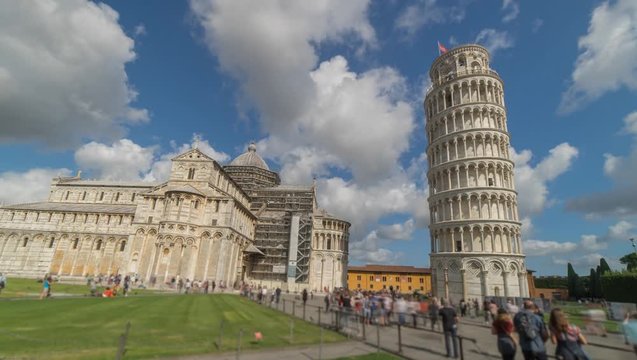 Time laps of the Leaning Tower
