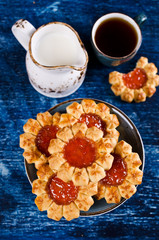 Shortbread with jam