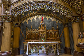 Fototapeta na wymiar Notre Dame basilica, Montreal, Quebec, Canada