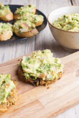 Quinoa with guacamole