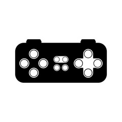 game control with navigation buttons. video game entertainment device . vector illustration