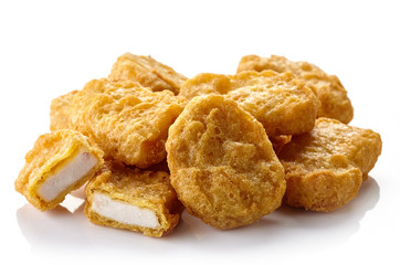 Fried chicken nuggets