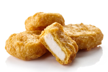 Fried chicken nuggets