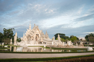 Fototapeta premium White temple at north thailand.