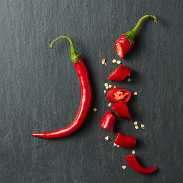 Chopped red chilli pepper