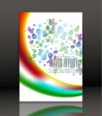 Template design for cover. Banner in A4 size. Abstract background. Vector, illustration.