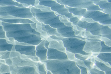 Sparkling water on the bottom of ionian sea