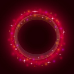 Obraz premium Abstract circle background with place for your text.