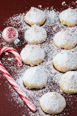 Christmas raspberry filled butter cookies.