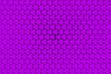 Wall of paper prisms