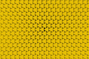 Wall of paper prisms