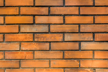 orange brick wall background