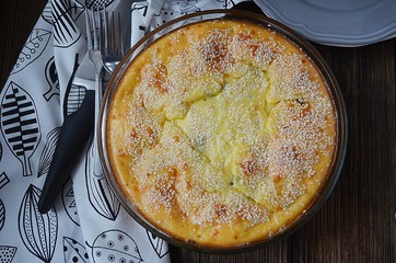 Сabbage cake with sesame seeds