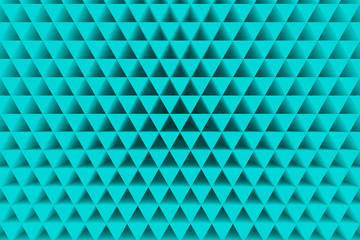 Wall of paper prisms