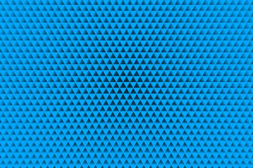 Wall of paper prisms