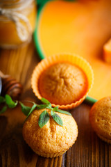 Sweet pumpkin muffins