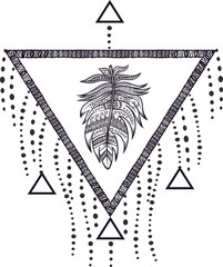 Blackwork tattoo flash.