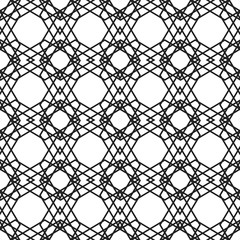 Fototapeta premium Seamless geometric patterns, abstract ornaments. Vector illustration. White background.