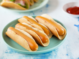 pancake with sausage stuff