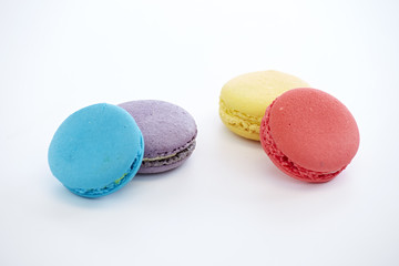 French colorful macarons