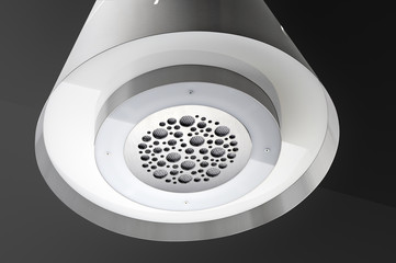 Cappa lampadario filtro e luce