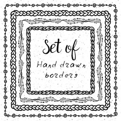 Hand - drawn borders.