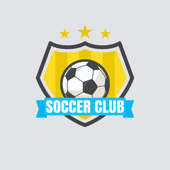 football badge logo template collection design,soccer team,vecto