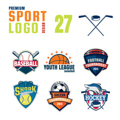 Sport logo design set